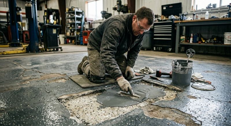 Basement Floor Epoxy Service in Woodbridge, VA